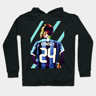 Eriksen Football In Wpap Art Hoodie